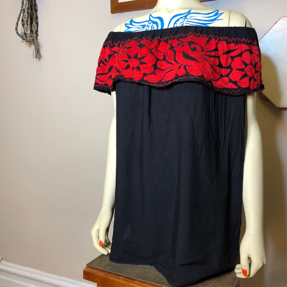 Artisanal Mexican Blouse from Tuxtepec Oaxaca